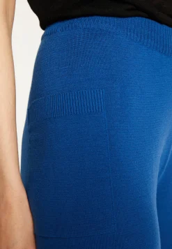 Montagut Pantalons Et Shorts-Pantalon à poches en laine mérinos - Gaetane 03-Bleu foncé