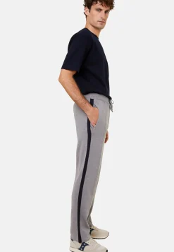 Montagut Pantalons Et Shorts-Pantalon à poches en laine mérinos et Fil Lumière - Franck 09-Gris moyen