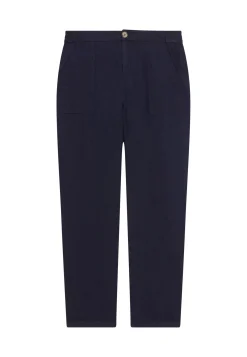 Montagut Pantalons Et Shorts-Pantalon à poches en lin - Dimitri 05-Bleu marine