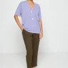 Montagut Pantalons Et Shorts-Pantalon casual en lin - Toscane 83-Kaki