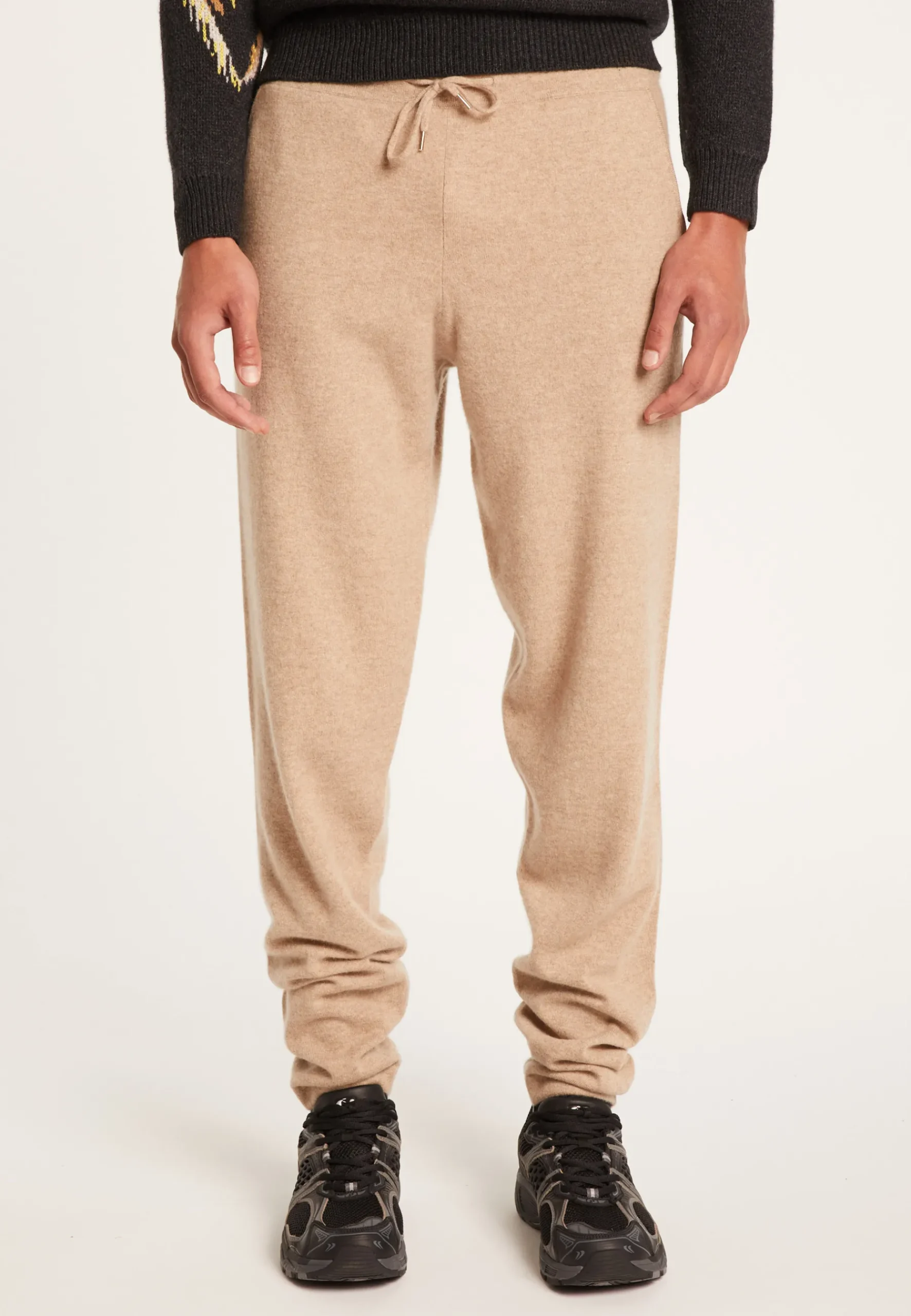 Montagut Pantalons Et Shorts-Pantalon en cachemire - Harvey 13-Beige moyen