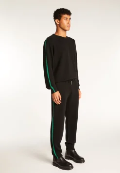 Montagut Pantalons Et Shorts-Pantalon en cachemire - Tullio 01-Noir