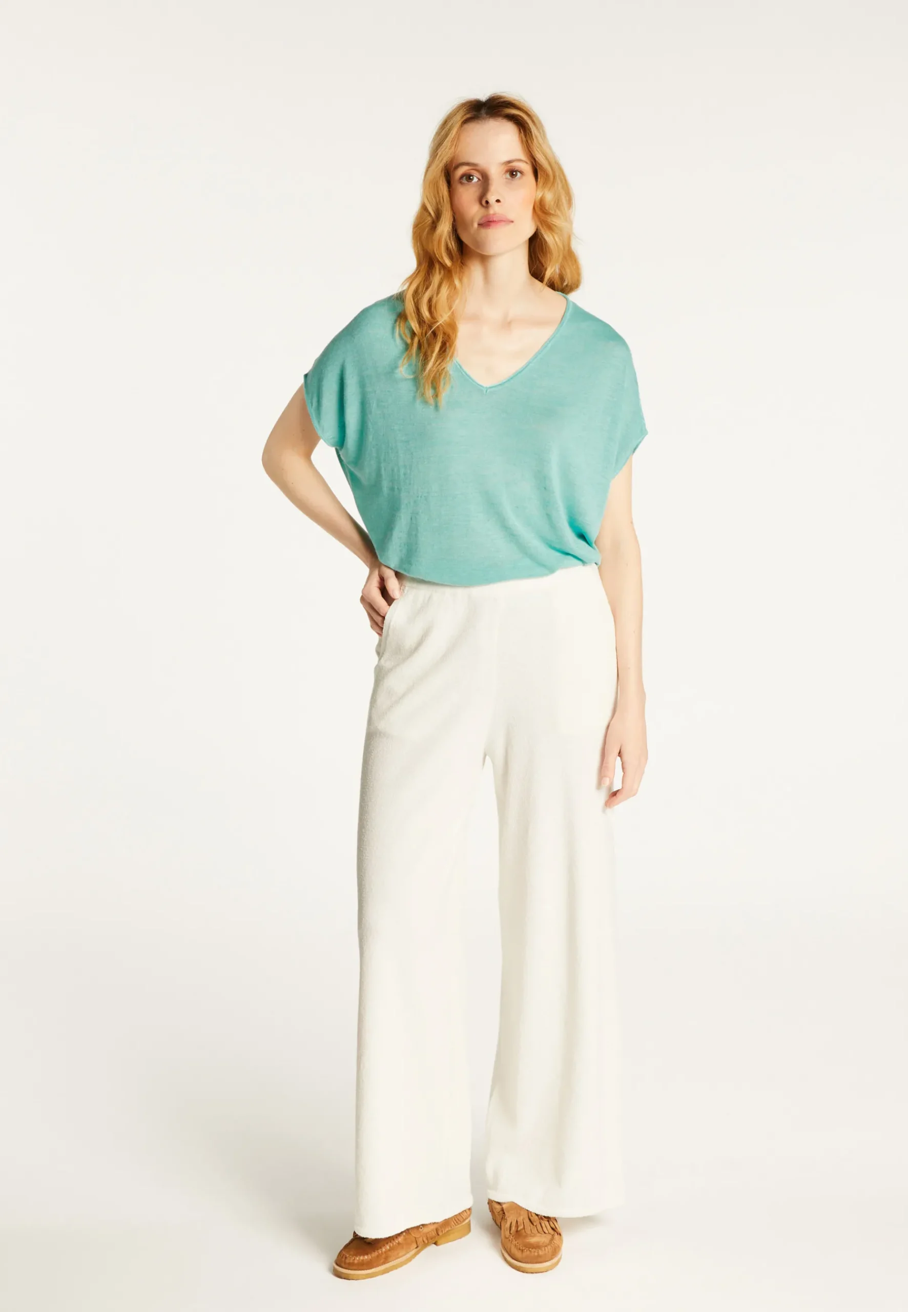 Montagut Pantalons Et Shorts-Pantalon en coton - Dakota 82-Ecru