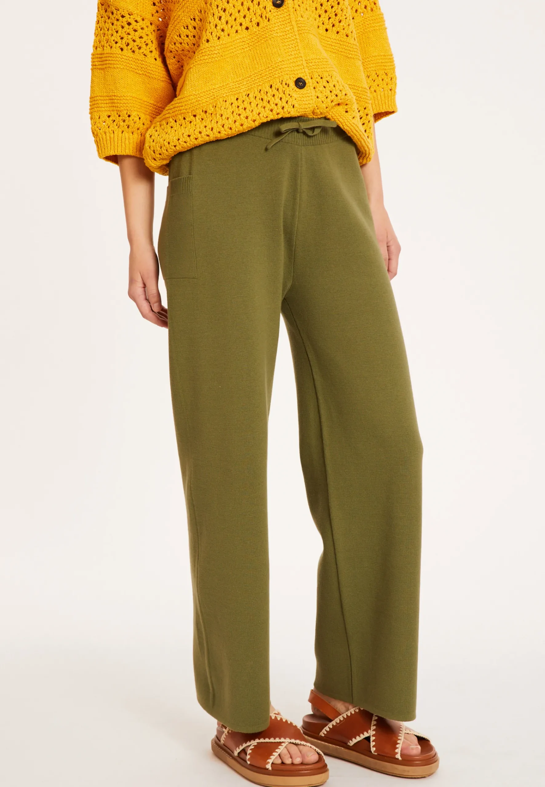 Montagut Pantalons Et Shorts-Pantalon en coton - Mederise 83-Kaki