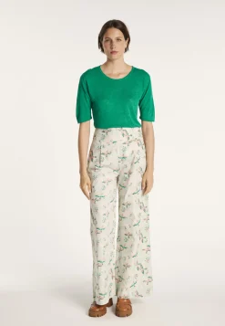 Montagut Pantalons Et Shorts-Pantalon en coton Maison x Maison Martin Morel - Malte 23-Vert clair