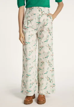 Montagut Pantalons Et Shorts-Pantalon en coton Maison x Maison Martin Morel - Malte 23-Vert clair