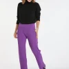 Montagut Pantalons Et Shorts-Pantalon en laine mélangée - Carmen 17-Violet