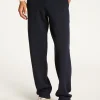 Montagut Pantalons Et Shorts-Pantalon en laine mélangée - Silas 05-Bleu marine