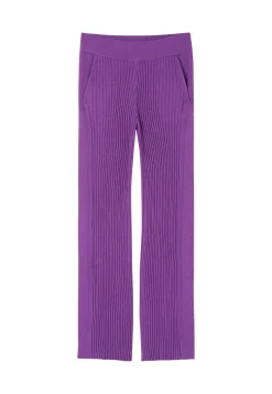 Montagut Pantalons Et Shorts-Pantalon en laine mélangée - Carmen 17-Violet