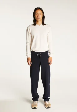 Montagut Pantalons Et Shorts-Pantalon en laine mélangée - Silas 05-Bleu marine