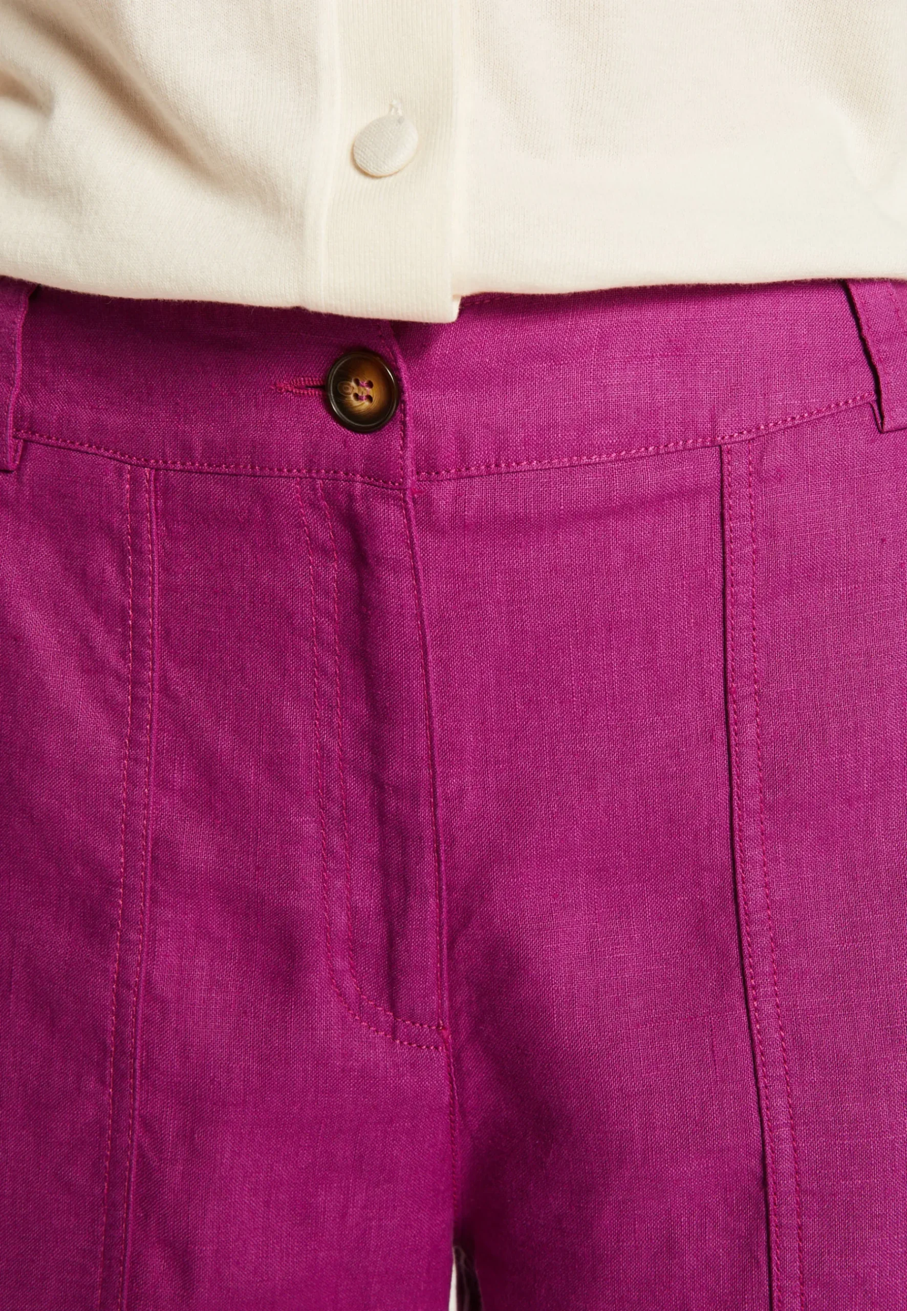 Montagut Pantalons Et Shorts-Pantalon en lin - Ella 16-Violet clair