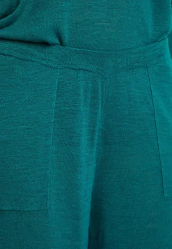 Montagut Pantalons Et Shorts-Pantalon en lin flammé - Debora 93-Emeraude