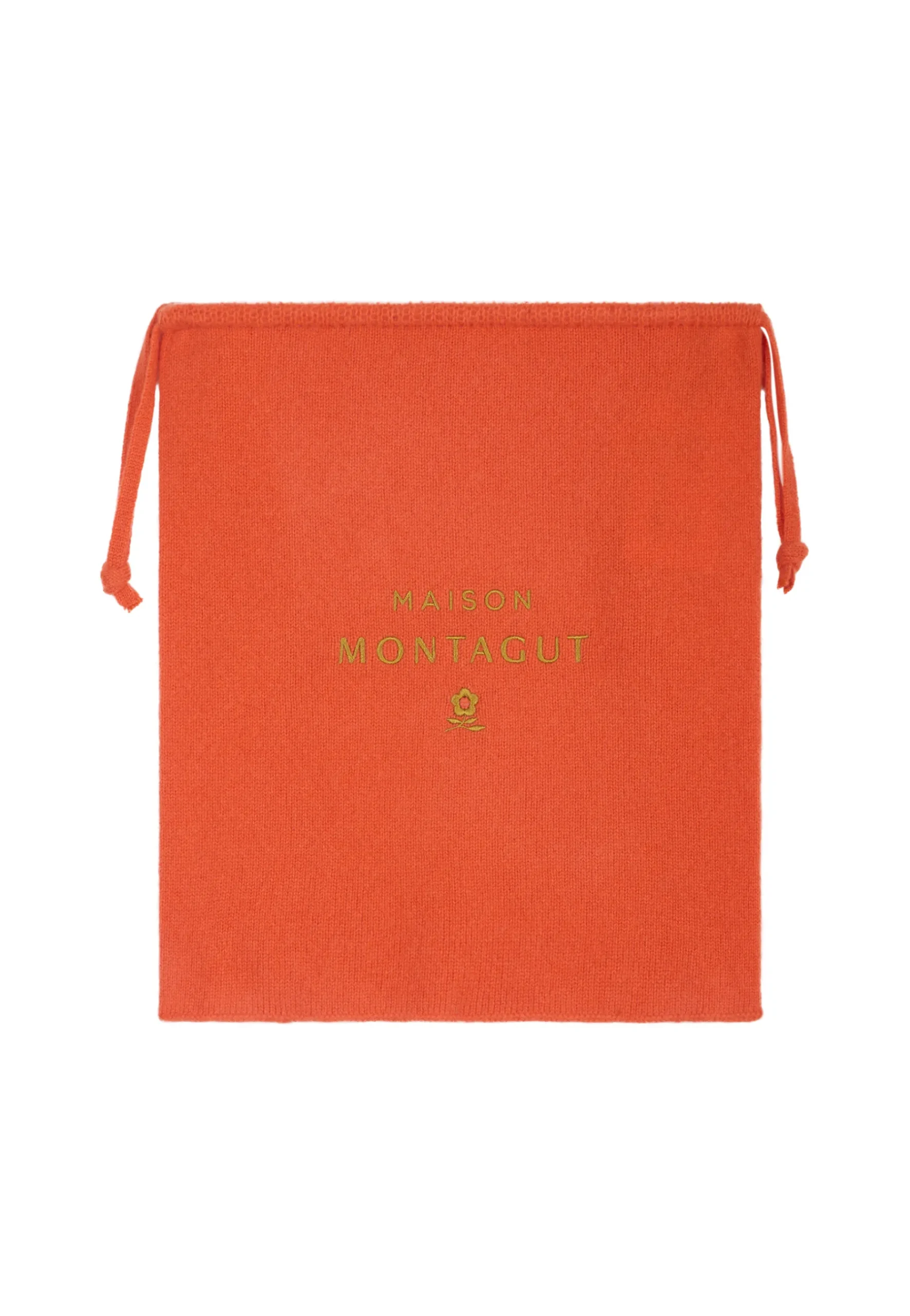Montagut Accessoires-Pochon voyage en cachemire - Lisbonne 15-Orange