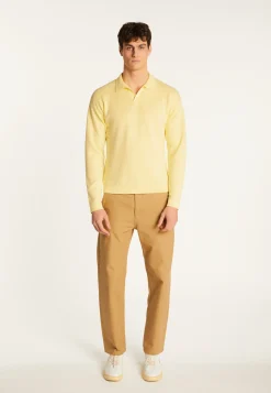 Montagut Polos Et T-Shirts-Polo à manches longues en coton - Maxime 08-Jaune