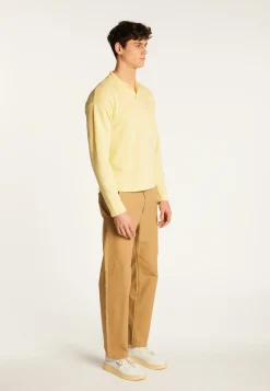 Montagut Polos Et T-Shirts-Polo à manches longues en coton - Maxime 08-Jaune