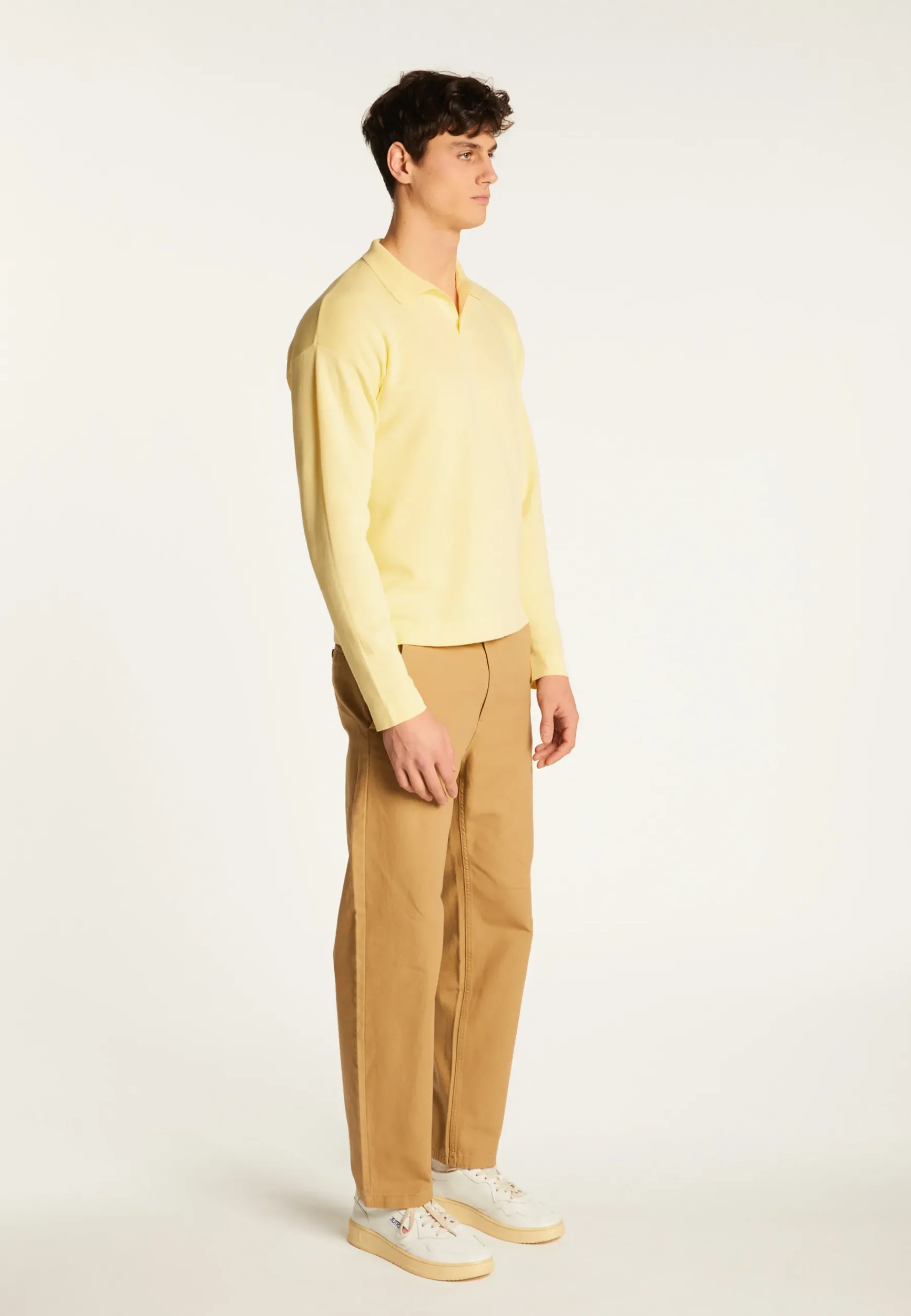 Montagut Polos Et T-Shirts-Polo à manches longues en coton - Maxime 08-Jaune