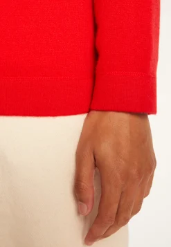 Montagut Pulls-Polo col zippé en cachemire - Taylor 52-Rouge