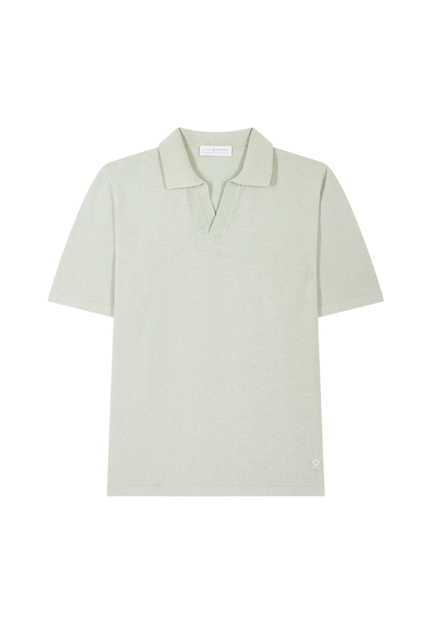 Montagut Polos Et T-Shirts-Polo coton lin - Iouri 23-Vert clair