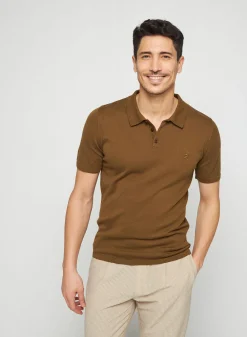 Montagut Polos Et T-Shirts-Polo en coton avec logo - Richie 83-Kaki