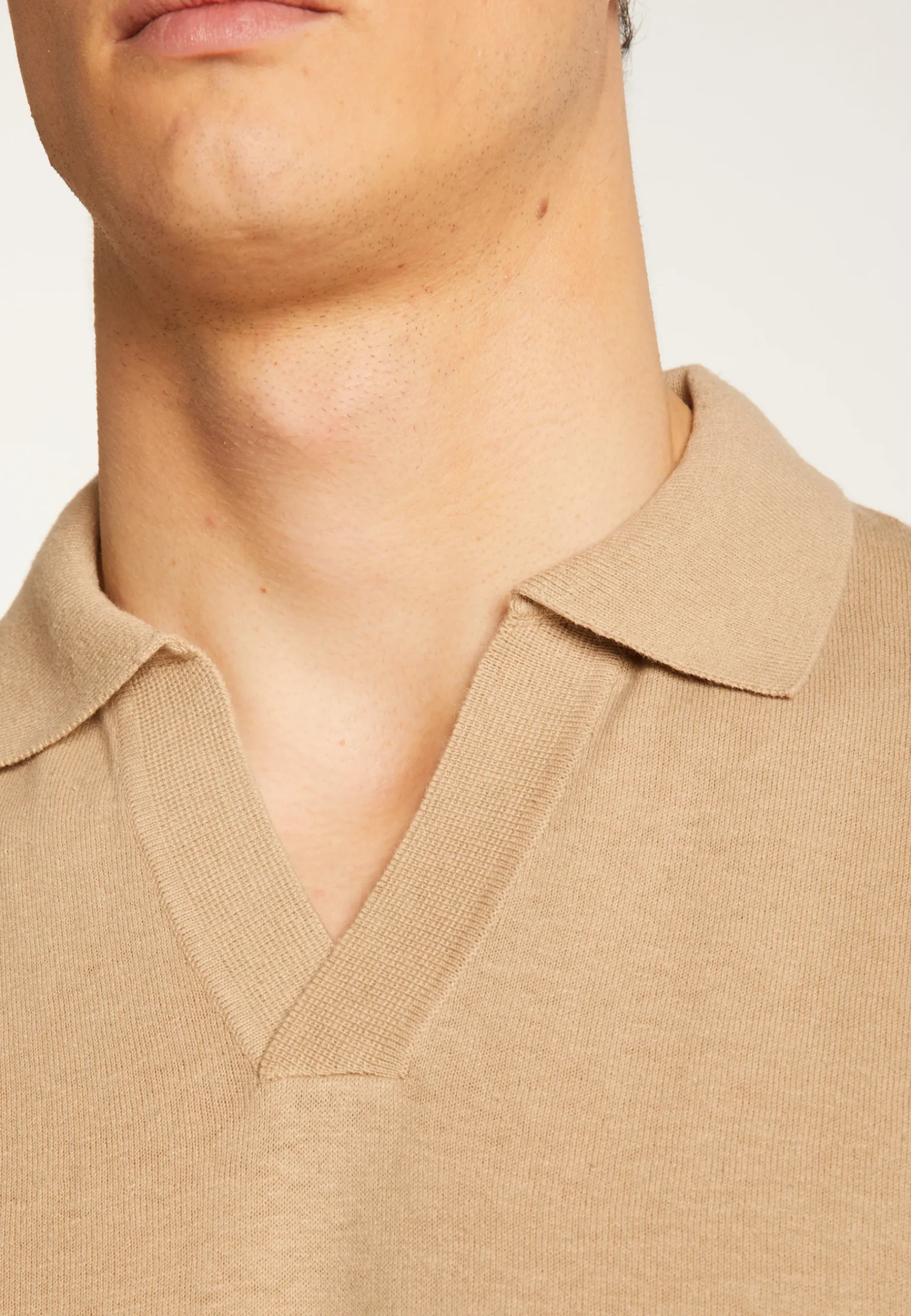 Montagut Polos Et T-Shirts-Polo en coton et en lin - Iouri 13-Beige moyen