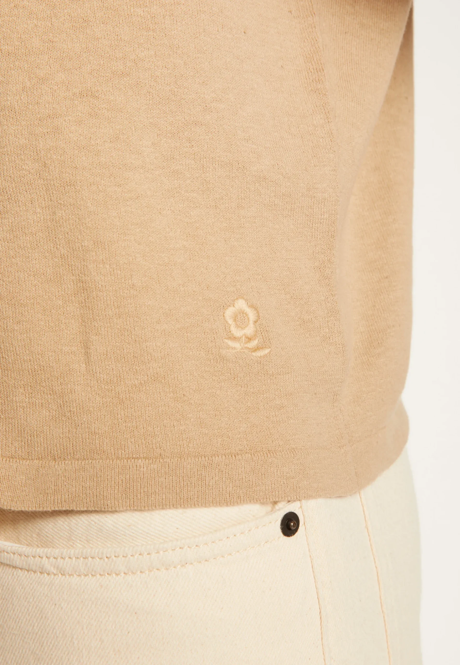 Montagut Polos Et T-Shirts-Polo en coton et en lin - Iouri 13-Beige moyen
