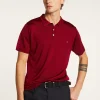 Montagut Polos Et T-Shirts-Polo en fil lumière - Babar 51-Bordeaux