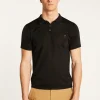 Montagut Polos Et T-Shirts-Polo en fil lumière - Babar 01-Noir