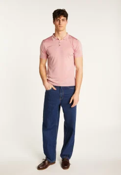 Montagut Polos Et T-Shirts-Polo en fil lumière - Babar 24-Rose clair