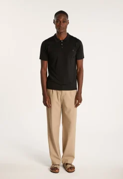 Montagut Polos Et T-Shirts-Polo en Fil Lumière - Babar 01-Noir