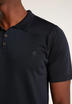 Montagut Polos Et T-Shirts-Polo en Fil Lumière - Babar 05-Bleu marine