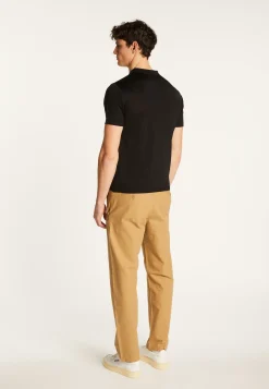 Montagut Polos Et T-Shirts-Polo en fil lumière - Babar 01-Noir