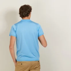 Montagut Polos Et T-Shirts-Polo en Fil Lumière à flèches - Billy 04-Bleu clair