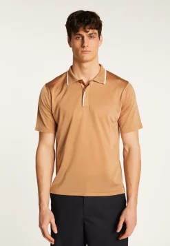 Montagut Le Fil Lumière®-Polo en fil lumière - Malcom 88-Camel