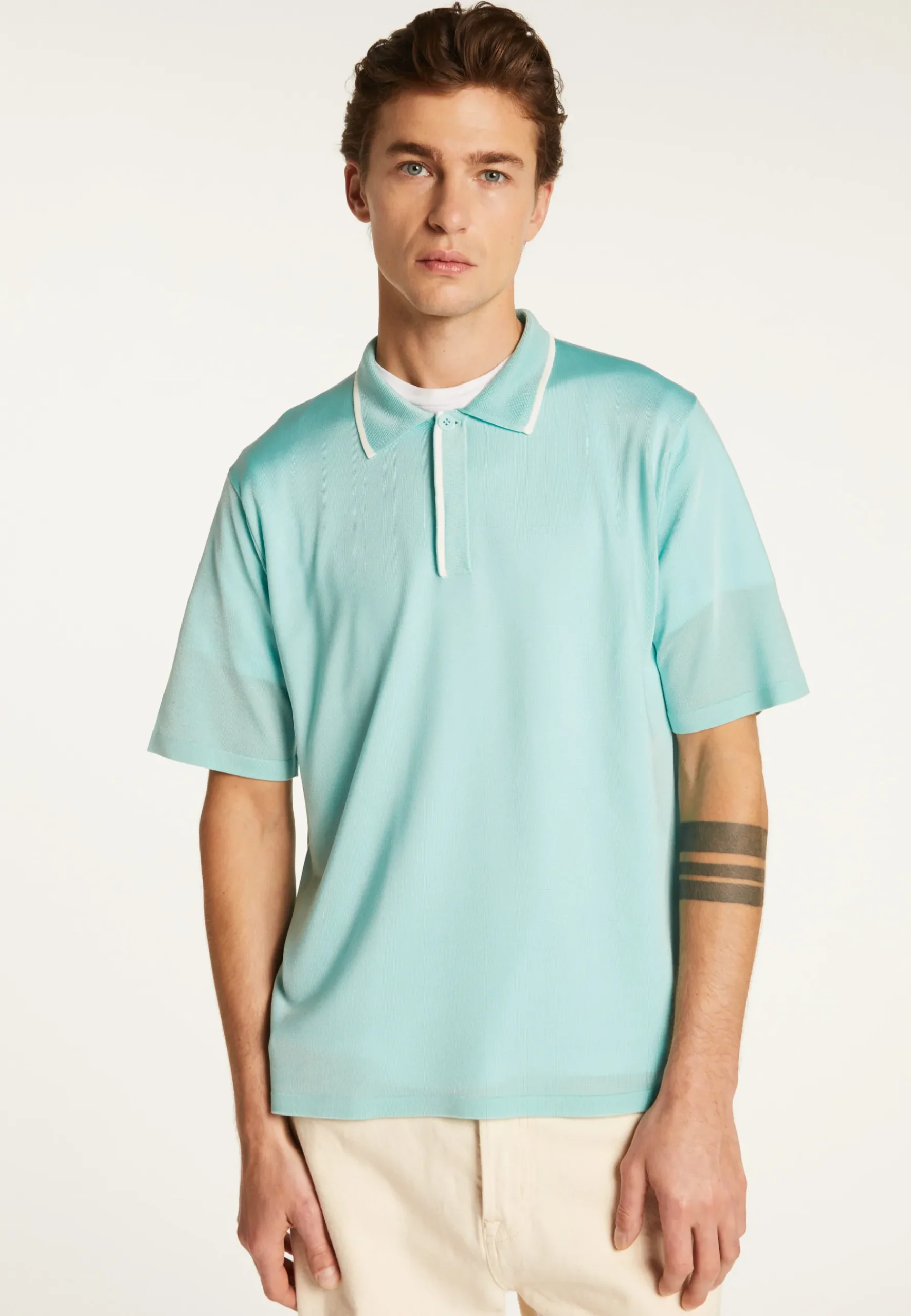 Montagut Le Fil Lumière®-Polo en fil lumière - Malcom 23-Vert clair