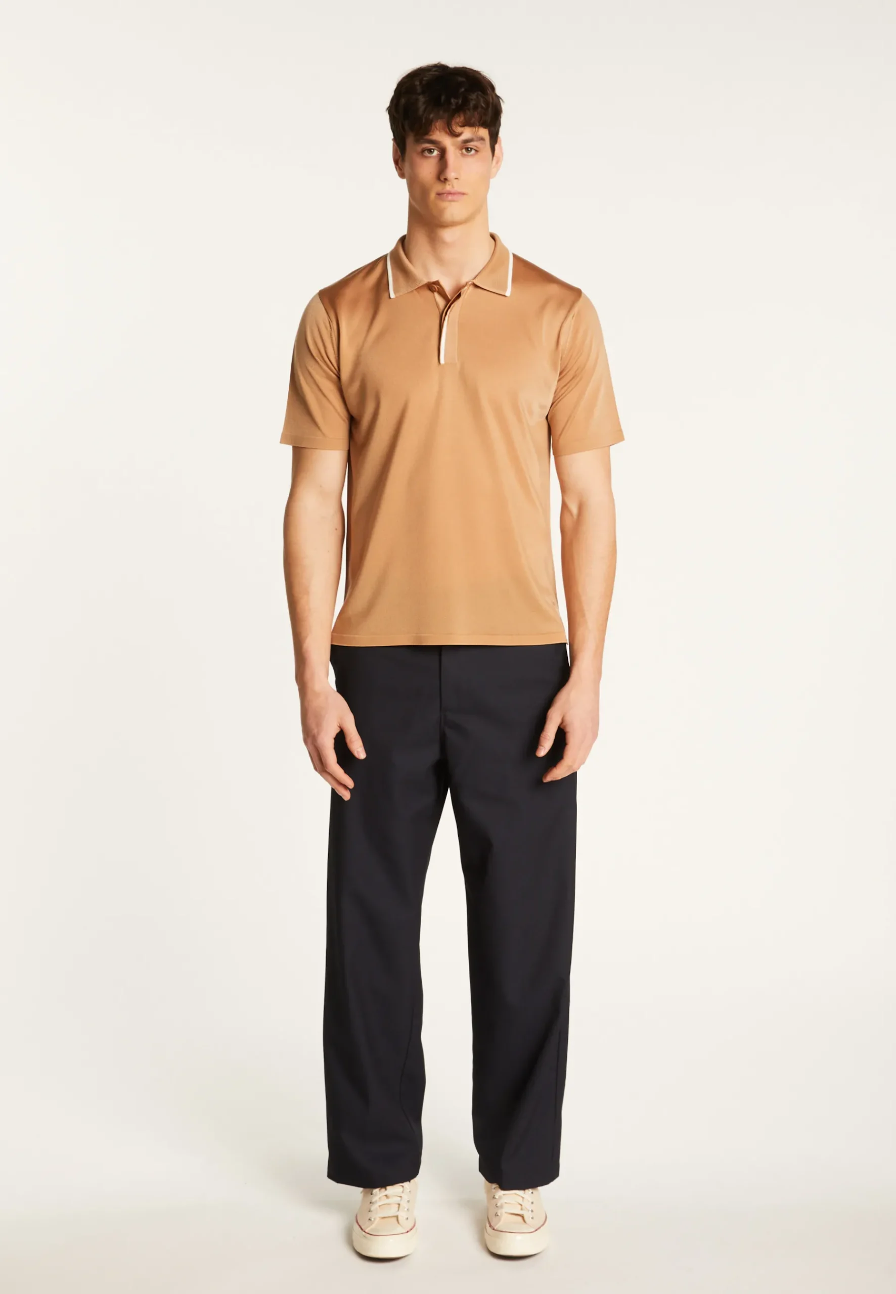 Montagut Le Fil Lumière®-Polo en fil lumière - Malcom 88-Camel