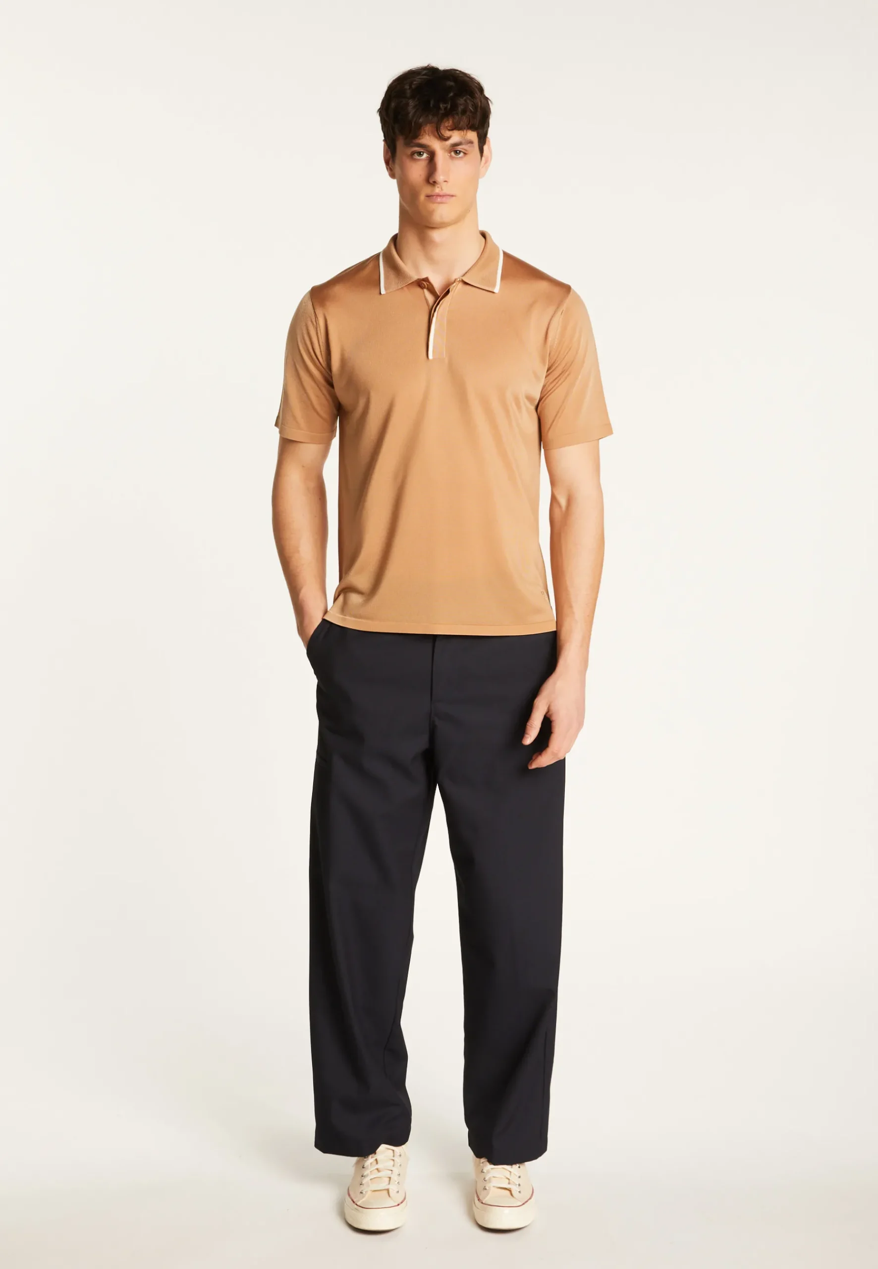 Montagut Le Fil Lumière®-Polo en fil lumière - Malcom 88-Camel