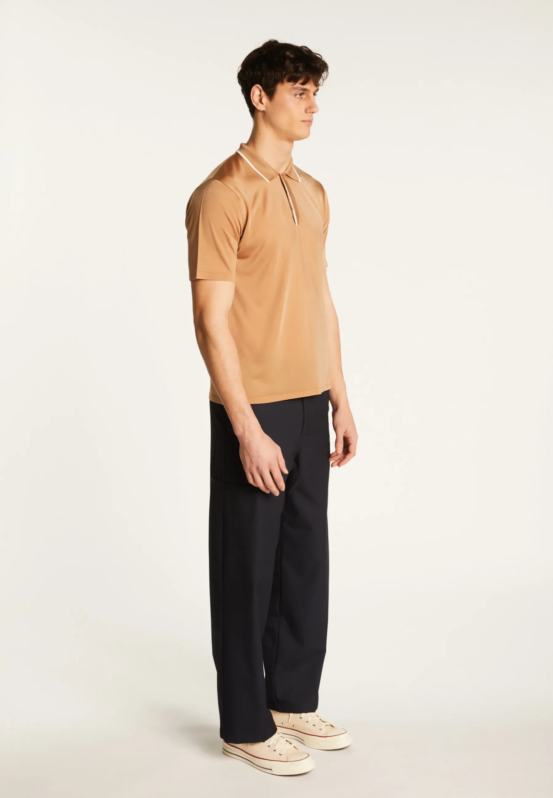 Montagut Le Fil Lumière®-Polo en fil lumière - Malcom 88-Camel