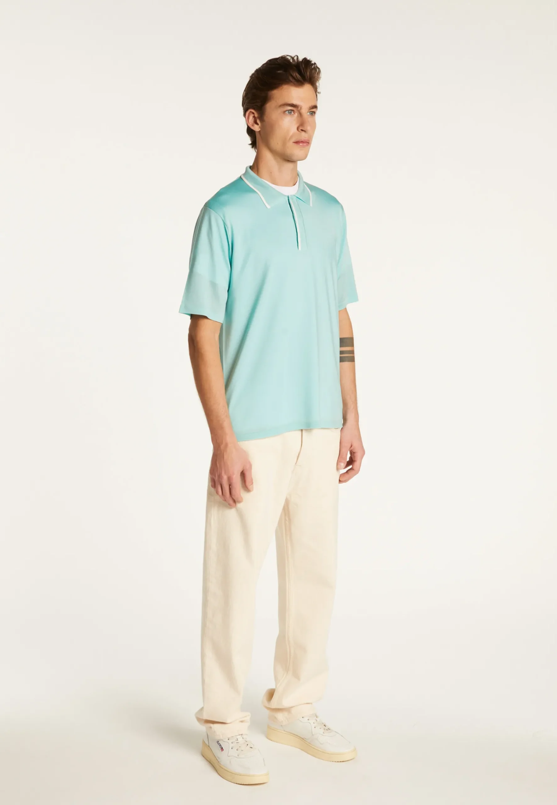 Montagut Le Fil Lumière®-Polo en fil lumière - Malcom 23-Vert clair
