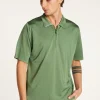 Montagut Polos Et T-Shirts-Polo en fil lumière - Manolo 83-Kaki