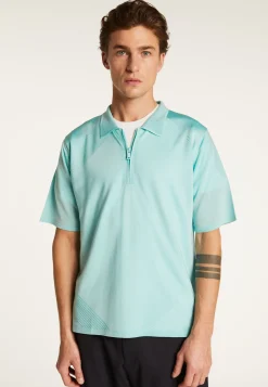 Montagut Polos Et T-Shirts-Polo en fil lumière - Manolo 23-Vert clair