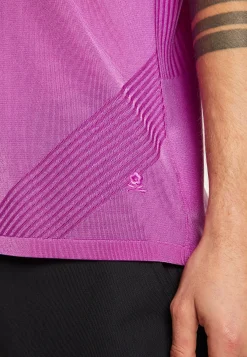 Montagut Polos Et T-Shirts-Polo en fil lumière - Manolo 16-Violet clair