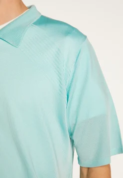 Montagut Polos Et T-Shirts-Polo en fil lumière - Manolo 23-Vert clair
