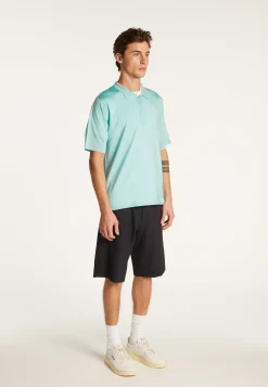 Montagut Polos Et T-Shirts-Polo en fil lumière - Manolo 23-Vert clair