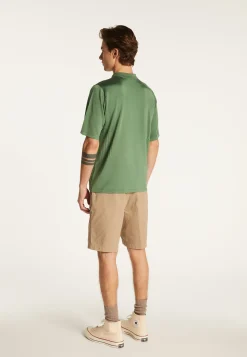 Montagut Polos Et T-Shirts-Polo en fil lumière - Manolo 83-Kaki