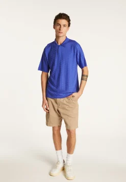 Montagut Le Fil Lumière®-Polo en fil lumière - Matt 48-Bleu roi