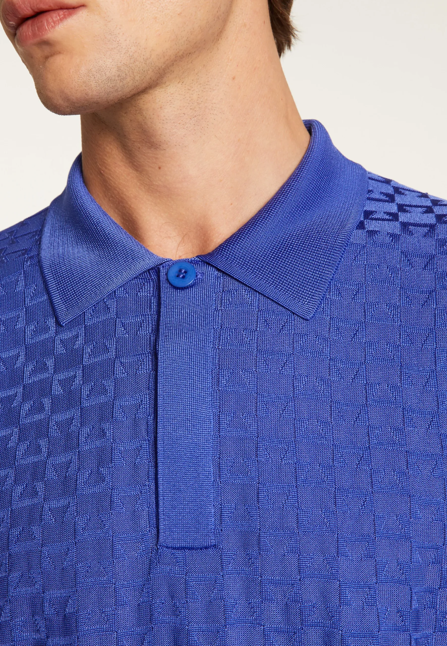 Montagut Le Fil Lumière®-Polo en fil lumière - Matt 48-Bleu roi