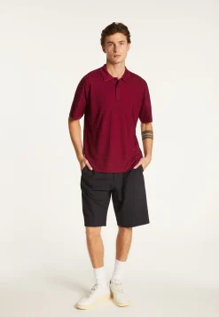 Montagut Le Fil Lumière®-Polo en fil lumière - Matt 51-Bordeaux