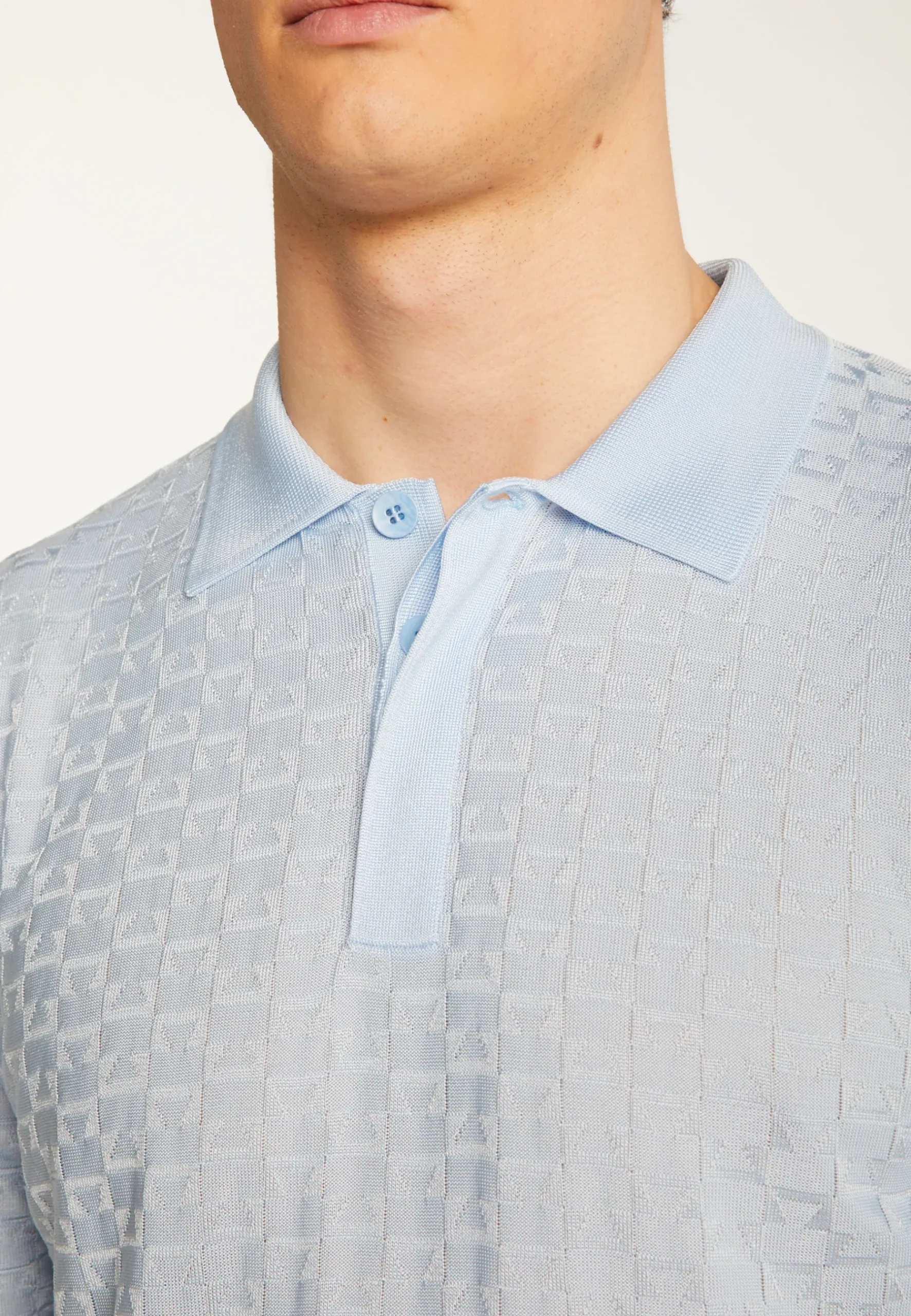 Montagut Le Fil Lumière®-Polo en fil lumière - Matt 77-Bleu ciel