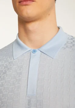 Montagut Le Fil Lumière®-Polo en fil lumière - Matt 77-Bleu ciel