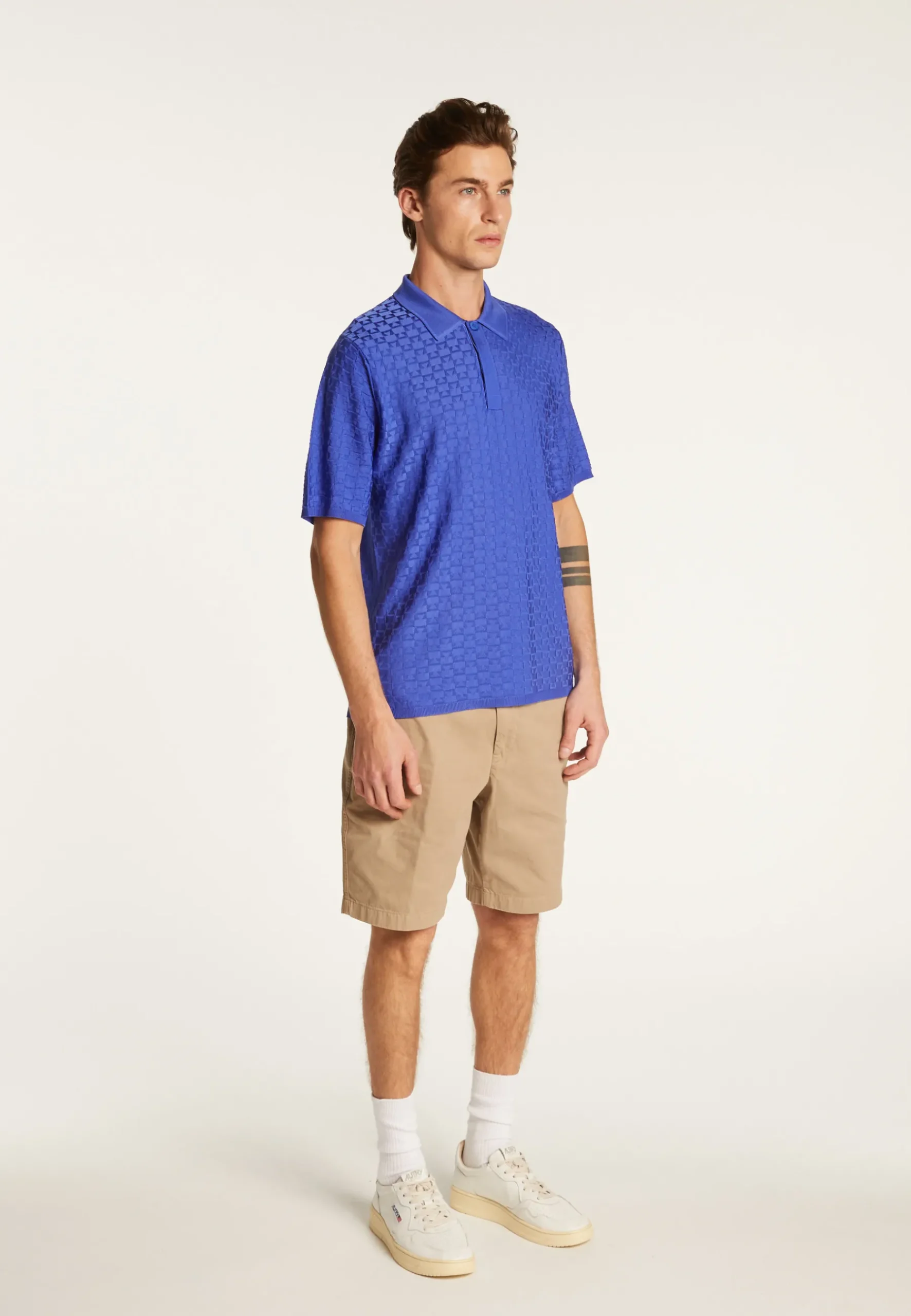Montagut Le Fil Lumière®-Polo en fil lumière - Matt 48-Bleu roi
